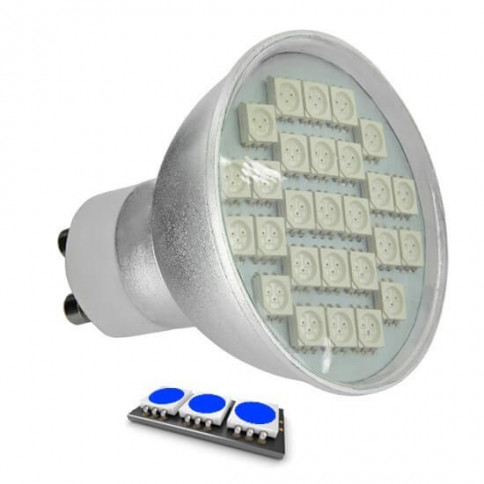 27 SMD TYPE 5050 BLUE GU10 LED bulb