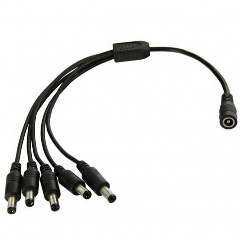 Multiplier 2.5 mm jack connector with five outputs