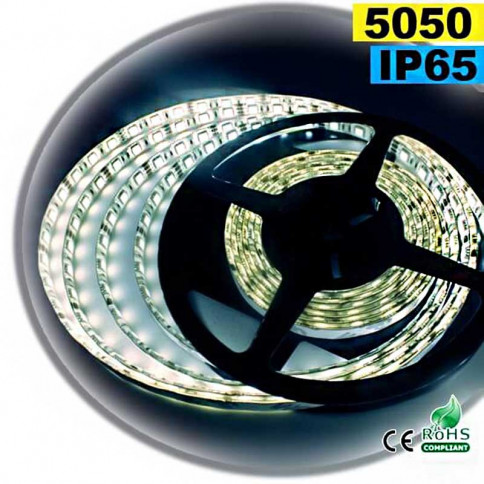 White LED strip SMD 5050 IP65 60LED/m made to measure