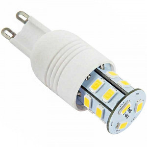 Bulb with G9 base - 230 volts 15 LED SMD type 5730