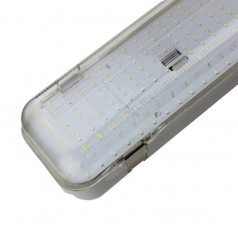 Niha LED waterproof luminaire 60 watts 1.5m transparent diffuser