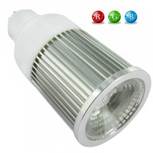 MR16 RGB 5 watt LED matrix bulb + IR remote control