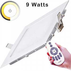 9-watt square LED flat panel with adjustable colour temperature