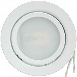 Spot  à culot G4 finition blanc laqué pour lampe LED ou Halogène