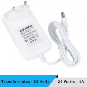 LED power supply 24 volt transformer 24 watts on white box socket