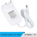 LED power supply 24 volt transformer 24 watts on white box socket