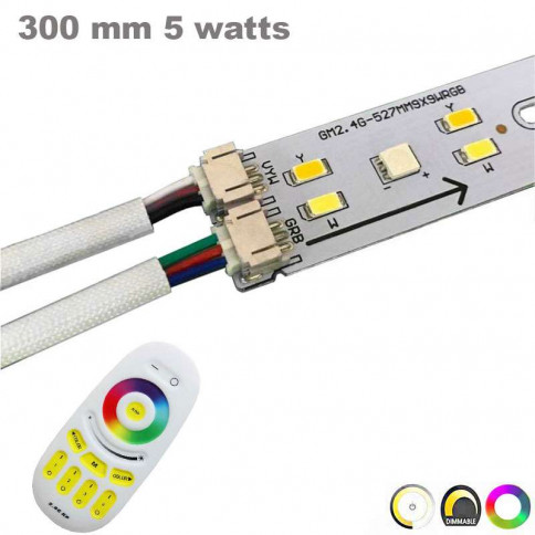 Barrette LED RGB W longueur 300 mm 5 watts