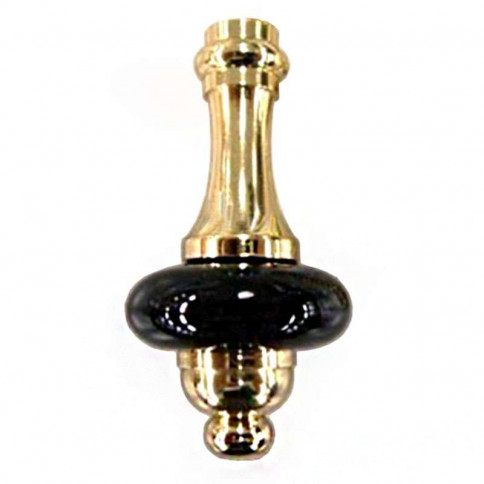 Elissage bronze and black porcelain pendant for pull switch