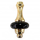 Elissage bronze and black porcelain pendant for pull switch