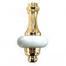 Elissage bronze and white porcelain pendant for pull switch