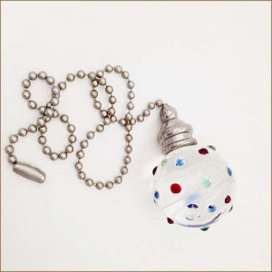 Pendentif boule Netolitee en verre