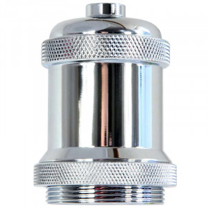  E27 chrome lampholder for Edison style lamp