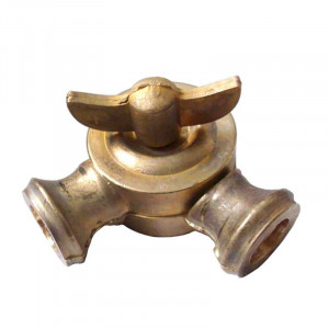 Brass sleeve Insillot brass ball joint, one joint for M10 threaded tube with 1mm pitch