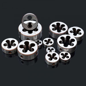 Metric fine-pitch die, HSS, for electric threaded tube - size according to variation