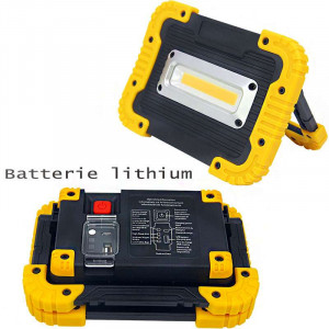  10-watt battery-operated COB LED spotlight