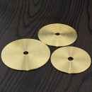 Flat brass washer, thickness 2mm, diameter 20 to 90mm