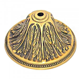 Brass horn for 150mm diameter luminaire with M10 tube passage