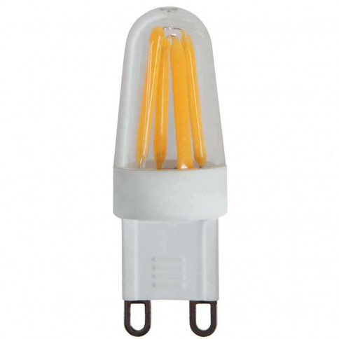 LED filament bulb with G9 base