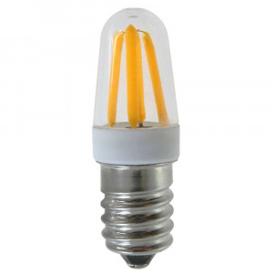 LED filament bulb with E14 base