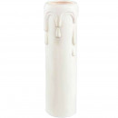 Fausse bougie pour lustre blanc D27