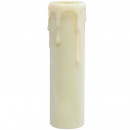 Natural white fake chandelier candle 100mm D27