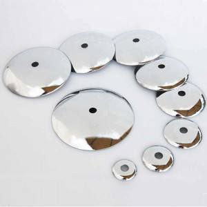 M10 domed chrome washer