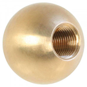 30mm diameter brass ball with M10 thread