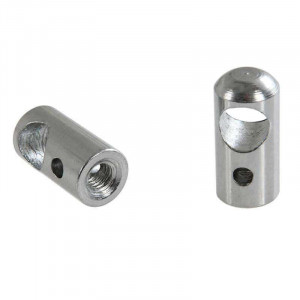 Electrical cable terminal on tensioned cable