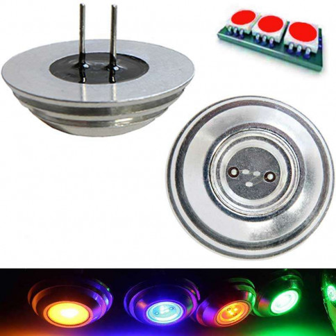  2-watt red COB LED bulb with G4 base, coaxial pin