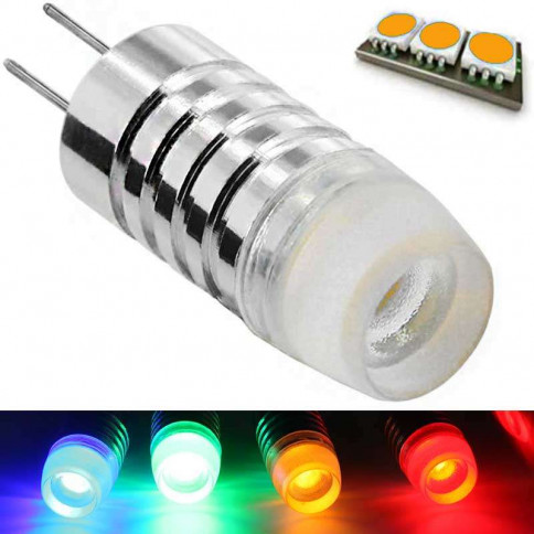 G4 base bulb - 1.5 watt orange COB light