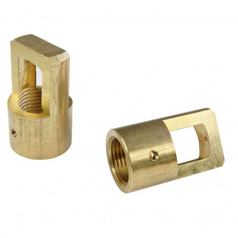 Suspension ring machined brass M20 thread smooth finish