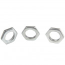 low zinc-plated nut for M10 tube, 1mm pitch, 2.2mm thick