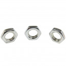 Low zinc-plated nut for M12 tube, 1mm pitch, 3mm thick
