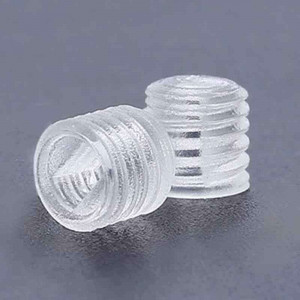 M5 transparent plastic screw, headless, length 6mm