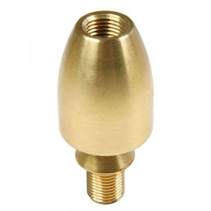 Brass sleeve Huxley brass ball joint, one joint for M10 threaded tube with 1mm pitch