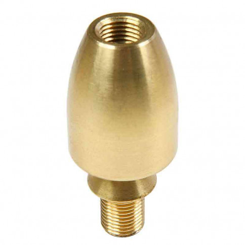 Brass sleeve Huxley brass ball joint, one joint for M10 threaded tube with 1mm pitch