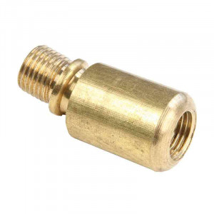 Brass sleeve Pirendello brass ball joint, one joint for M10 threaded tube with 1mm pitch