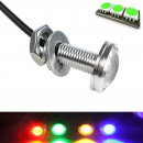 Mini green LED spotlight in 12 volts