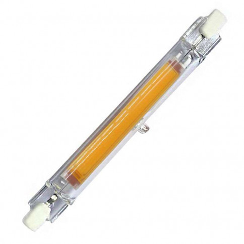 Ampoule LED R7s Ø13mm - LED linear COB dimmable * 118mm 8 watts