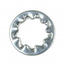 Zinc-plated serrated washer for M6 threaded tube
