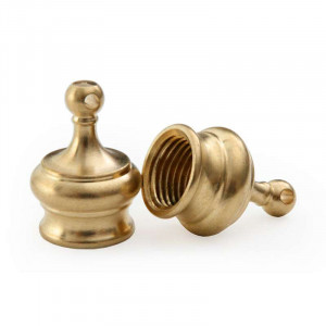 14.5mm diameter M10 threaded ball-shaped brass light point