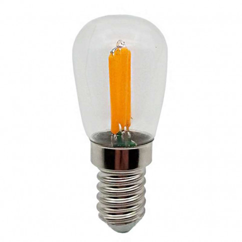 T26 LED filament bulb with E14 base - 10 to 60 volts AC/DC for 3 watt emergency pack