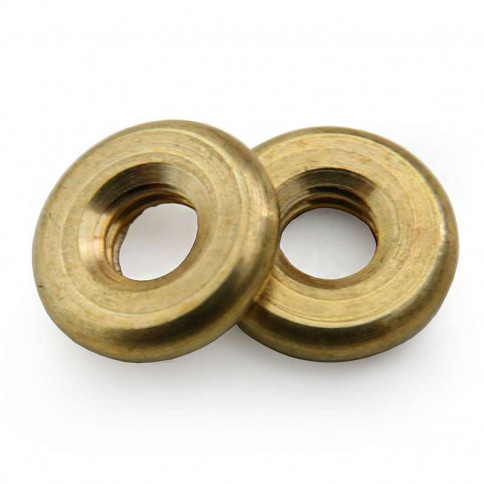 Brass ring - nut diameter 9mm for M4 threaded tube