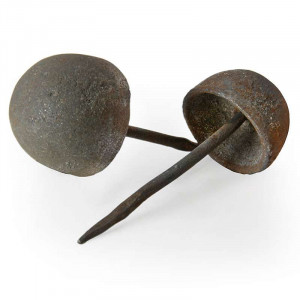 Decorative forged iron nails diameter 47mm