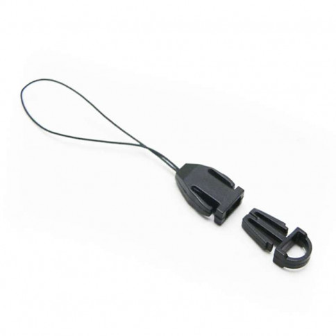 Quick connector for strap and wrist strap