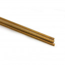 Threaded brass tube M10 1mm pitch 50 centimetres
