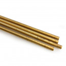M12 brass threaded tube 1mm pitch 50 centimetres