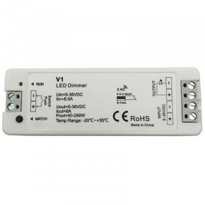 Modular universal dimmer from 5 volts to 36 volts, power 288 watts