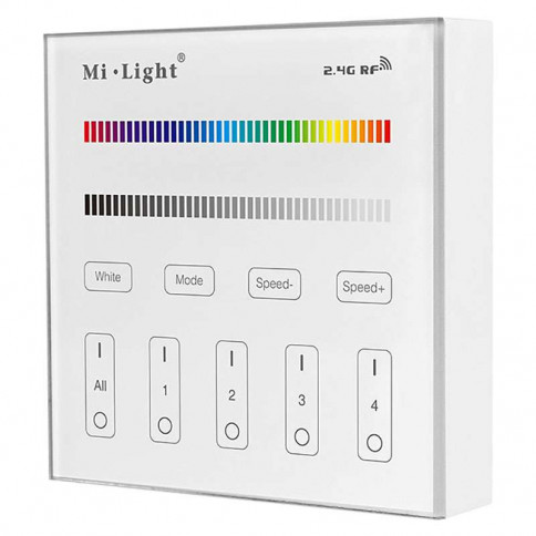Mi-light B3 wall-mounted remote control for RGB colour controller, RGB W - RF 2.4GHz