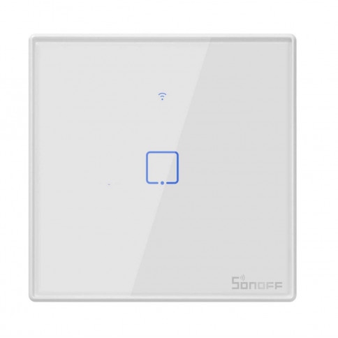 Bouton interupteur tactile Sonoff  programmable avec contôle Wifi Smart phone ou tablette 